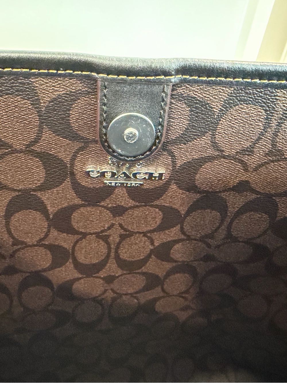 Coach Leopard-Print Tote - Picture 8 of 11